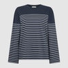 THE ULTIMATE STRIPE TOP - NAVY / WHITE