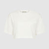 THE CROPPED BOXY TEE - WHITE