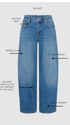 THE BLAKE BARREL JEAN - BLUE