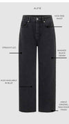 THE ALFIE JEAN - BLACK