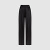 SAMPLE SATIN TAILORED TROUSERS - BLACK
