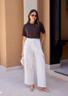 TAPERED TROUSERS - WHITE