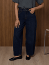 THE BLAKE BARREL JEAN - DARK DENIM