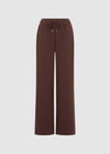 RELAXED RIBBED TROUSER - BROWN