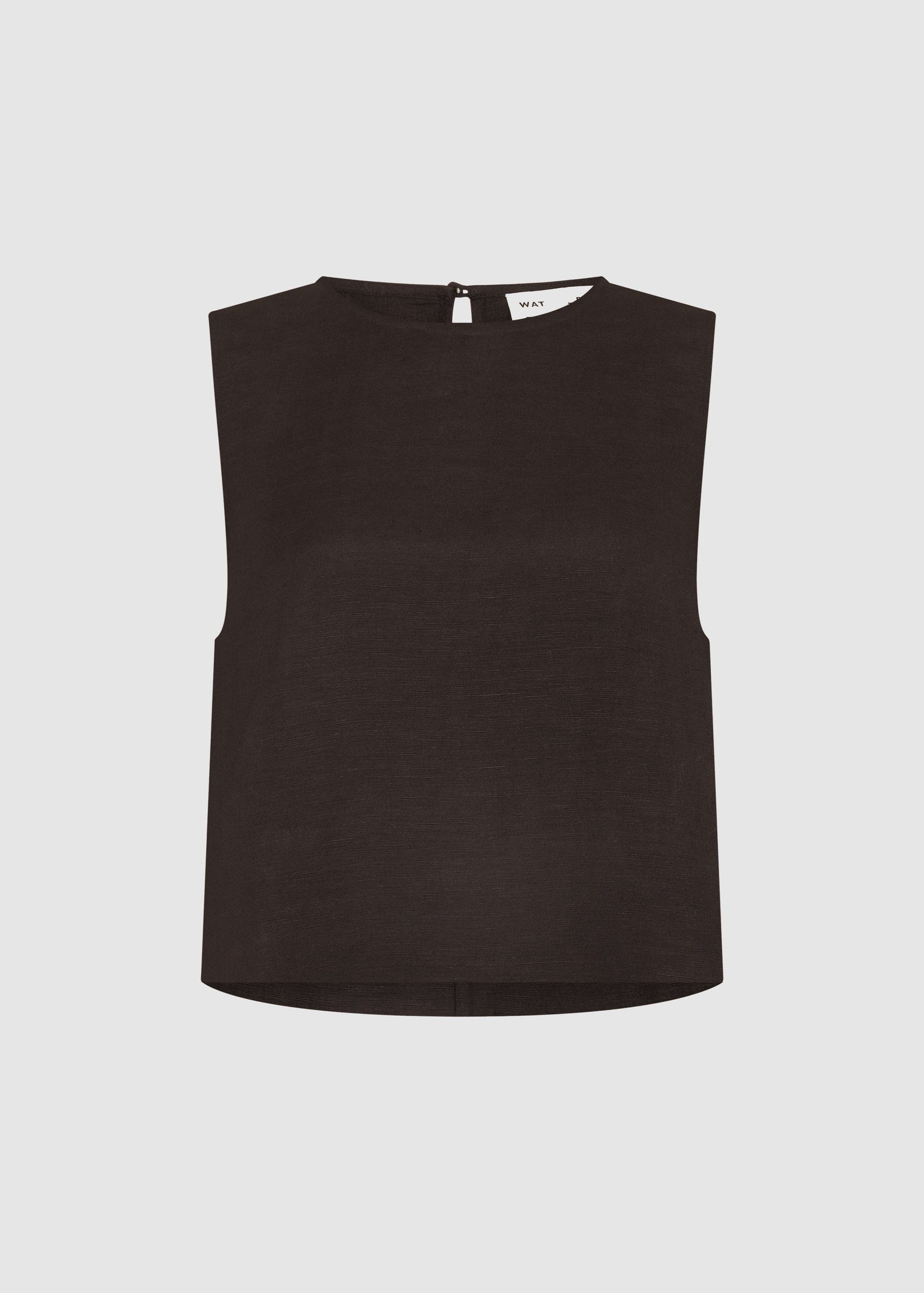 BLACK BOXY VEST main image 0