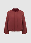 REVERSIBLE BOMBER JACKET - CHERRY