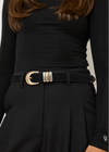 SUEDE BELT - BLACK