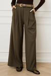 ULTRA WIDE LEG TROUSER - KHAKI