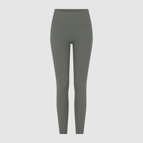 THE ULTIMATE RIBBED LEGGINGS - FOREST GREEN