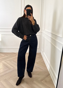  THE BLAKE BARREL JEAN - DARK DENIM