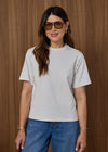 WAT CORE T-SHIRT - OAT MARL