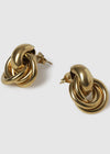 STATEMENT KNOT EARRINGS - GOLD PLATED