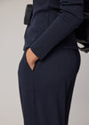 COMING SOON LONG SLEEVE RIBBED CARDIGAN - NAVY
