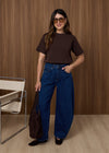 THE EDIE ULTRA BARREL JEAN - DARK DENIM