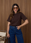 WAT CORE T-SHIRT - DARK BROWN