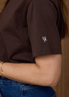 WAT CORE T-SHIRT - DARK BROWN