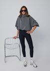 SCUBA FUNNEL SWEATSHIRT - DARK GREY MARL