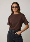 WAT CORE T-SHIRT - BROWN