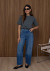 THE BLAKE BARREL JEAN - BLUE