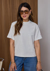 WAT CORE T-SHIRT - OAT MARL
