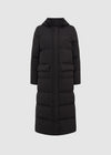 THE FULL LENGTH PUFFER COAT - BLACK