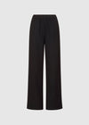 SIDE STRIPE RELAXED TROUSERS - BLACK