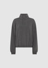 SCUBA FUNNEL SWEATSHIRT - DARK GREY MARL