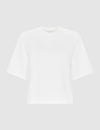 WAT SHOULDER PAD T-SHIRT - WHITE