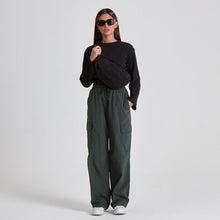  PARACHUTE TROUSERS - FOREST GREEN