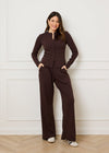 RELAXED RIBBED TROUSER - BROWN