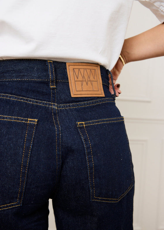 THE BLAKE BARREL JEAN - DARK DENIM