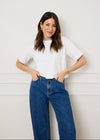 THE CROPPED BOXY TEE - WHITE