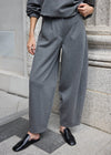 THE TRAVEL TROUSER - DARK GREY MARL
