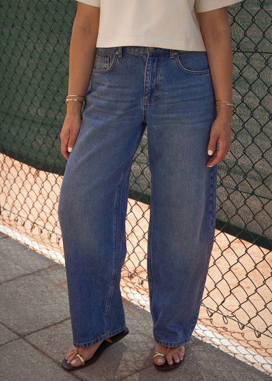 THE BLAKE BARREL JEAN - BLUE - COMING SOON