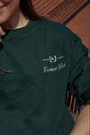 COURTSIDE CLUB CREWNECK JUMPER - DARK GREEN