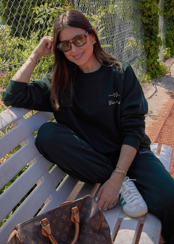 COURTSIDE CLUB JOGGERS - DARK GREEN