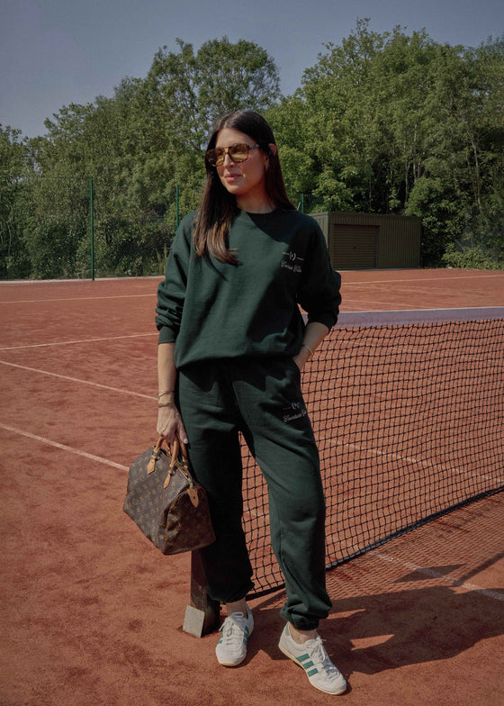 COURTSIDE CLUB JOGGERS - DARK GREEN