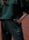 COURTSIDE CLUB JOGGERS - DARK GREEN