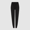 CASHMERE BLEND KNITTED JOGGERS - BLACK