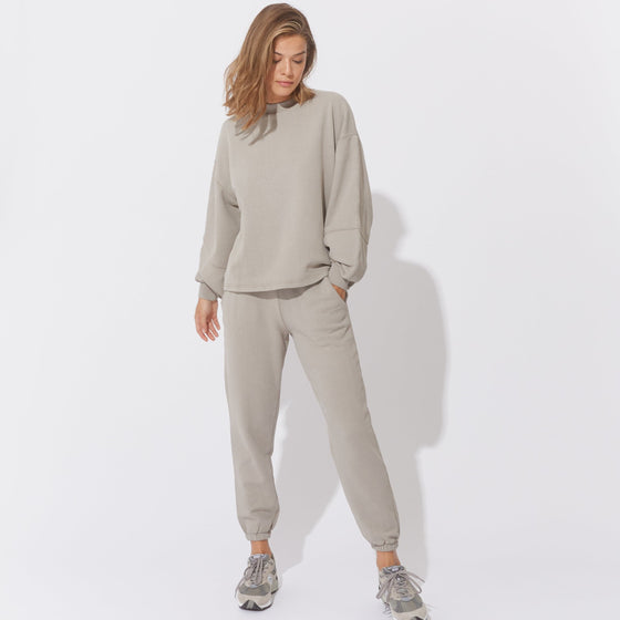 RELAXED JOGGER - MINK