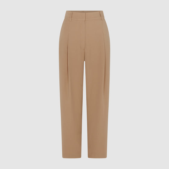 THE ULTIMATE TAPERED TROUSER - TAN