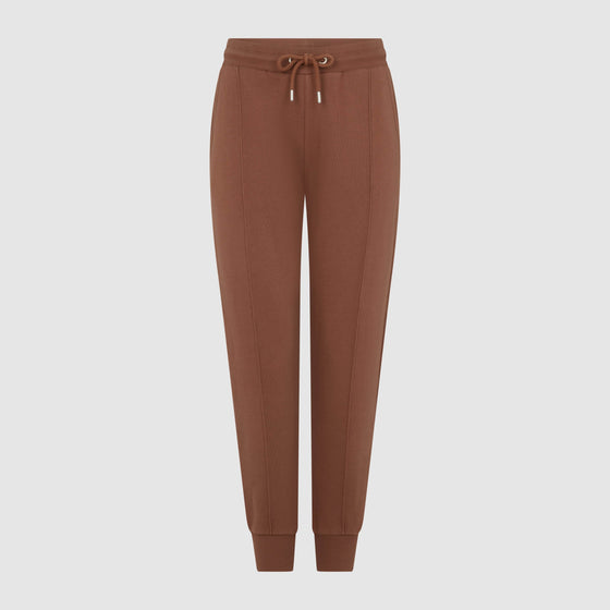 SEAMED FRONT CORE JOGGER - CHESTNUT